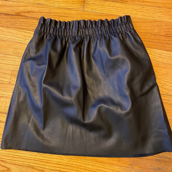 Zara leather mini skirt size L - Picture 1 of 3